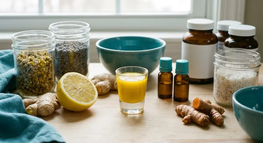 Shot matinal anti-inflamatório de cúrcuma, gengibre e limão